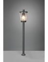 Palo Da Esterno Cavado Lanterna Vintage Alluminio Antracite IP44 Trio Lighting