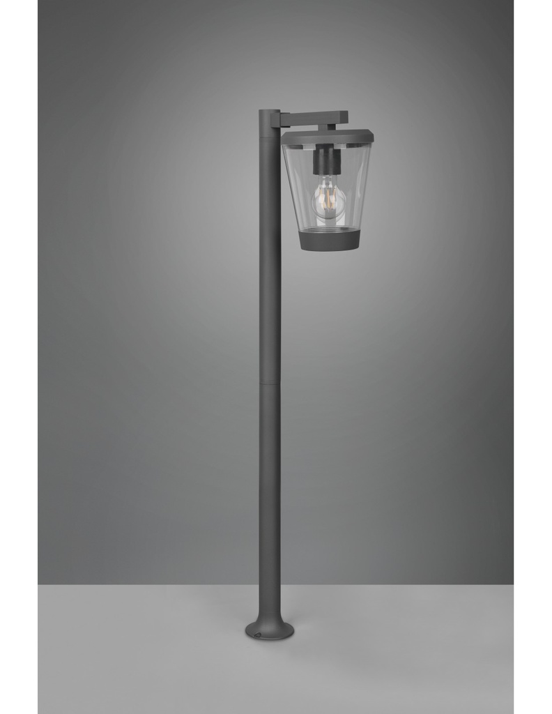 Palo Da Esterno Cavado Lanterna Vintage Alluminio Antracite IP44 Trio Lighting