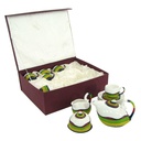 Tazze the con teiera e lattiera multicolor 9 pezzi