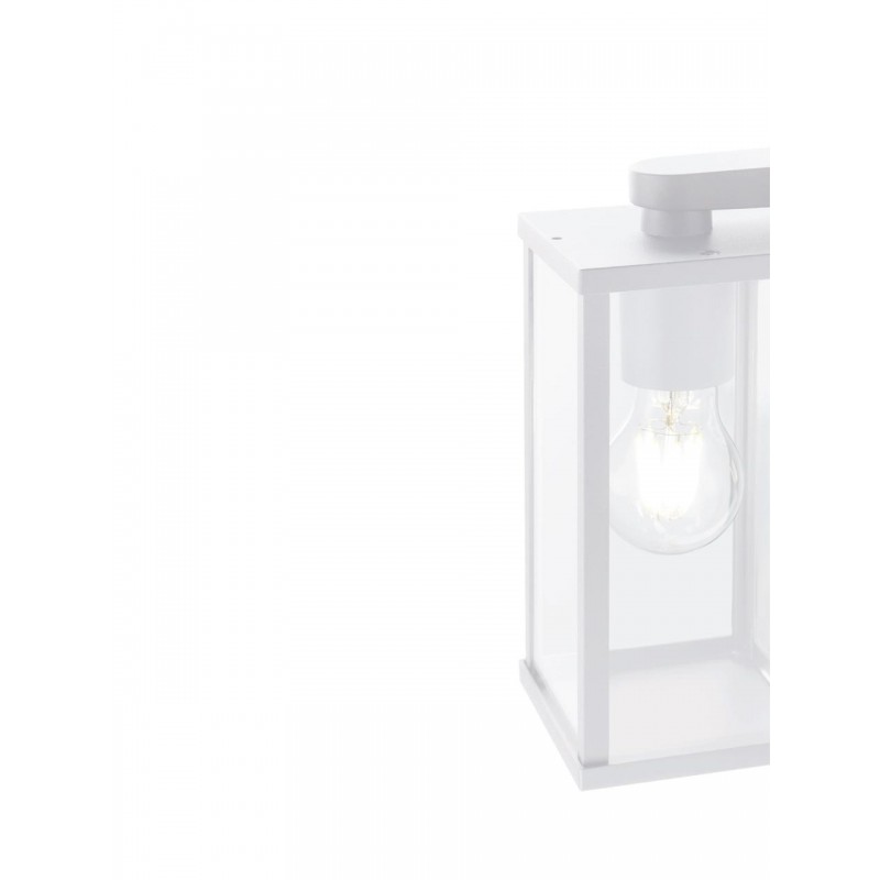 Paletto in pressofusione di alluminio. colore bianco goffrato 20xh.60 cm - Samnite