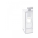 Paletto in pressofusione di alluminio. colore bianco goffrato 20xh.60 cm - Samnite