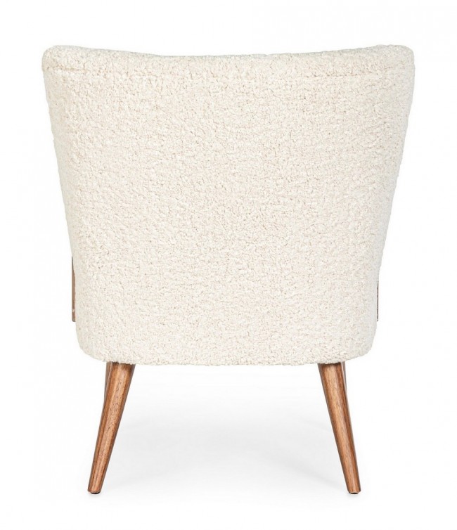 Poltrona vintage Moritz bianca - Samnite