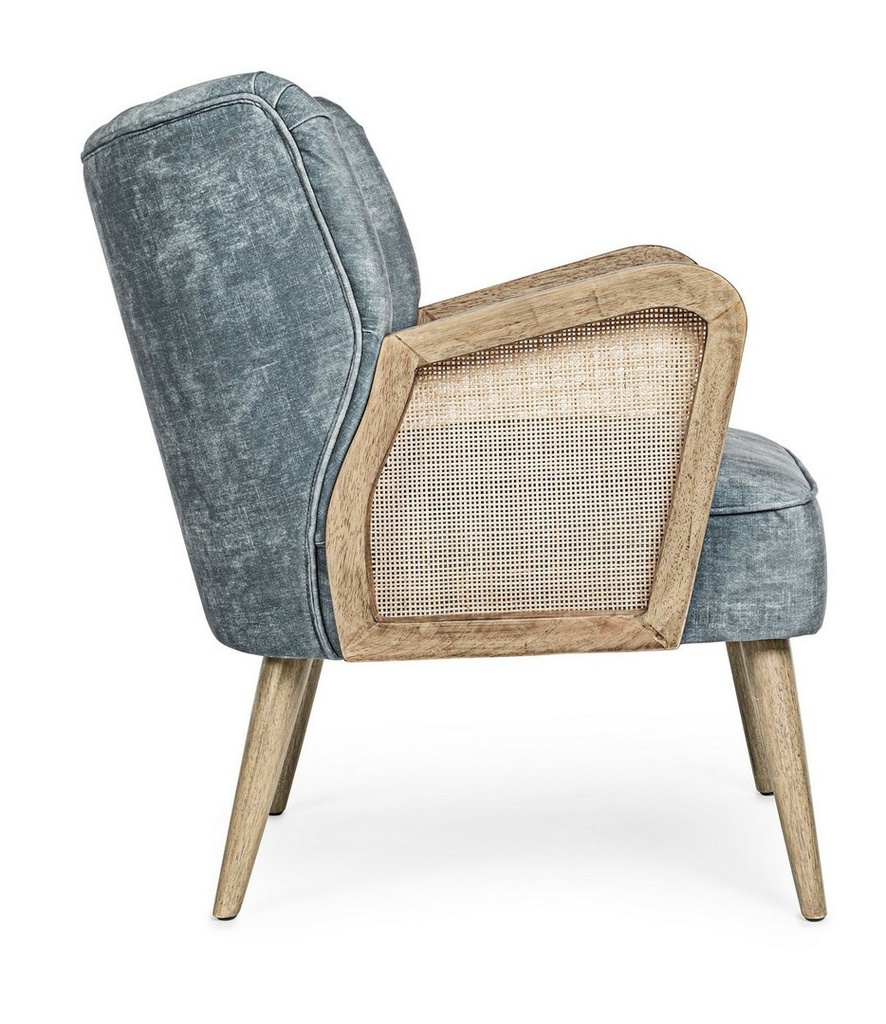 Poltrona vintage legno Virna Costal - Samnite