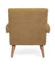 Poltrona vintage marrone-beige Berna Palm - Samnite