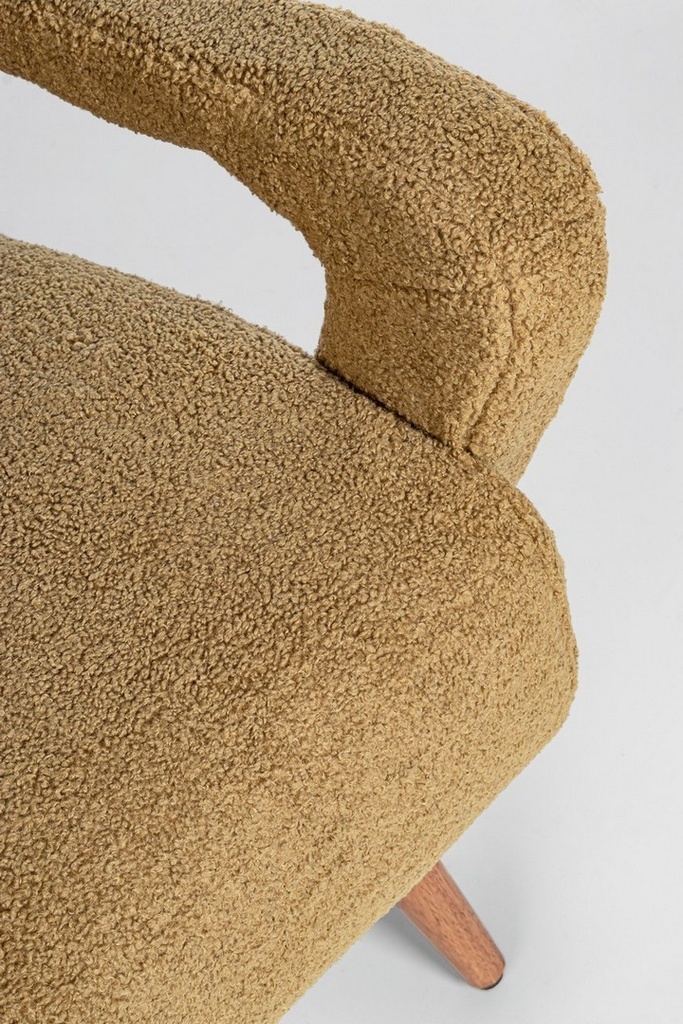 Poltrona vintage marrone-beige Berna Palm - Samnite