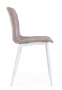 Sedia vintage ecopelle beige Kyra - Samnite