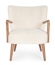 Poltrona vintage Moritz bianca - Samnite
