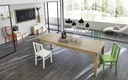 2x Sedia in legno laccato 39.5cm x 39.5cm H. 86.5cm