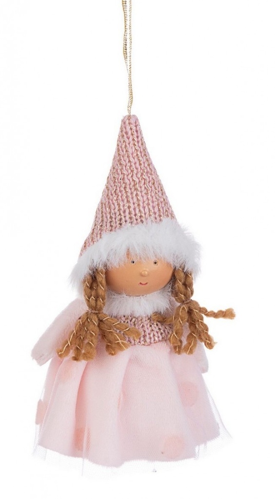 12x Pendaglio Angelo Millard Rosa H14