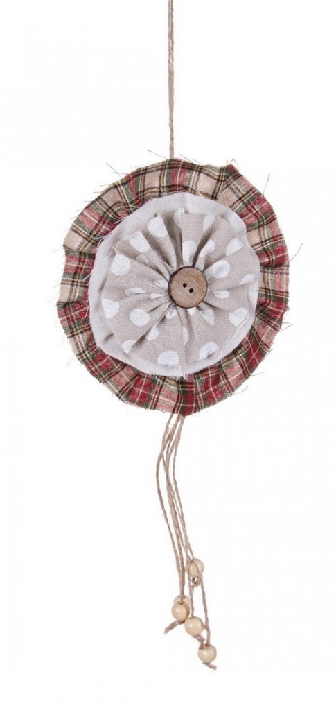 12x Pendaglio York Coccarda Pois S