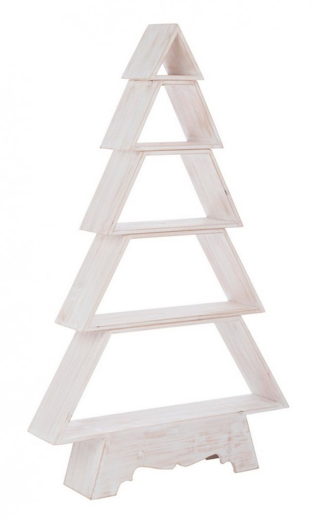 2x Scaffale Espositore 4P Forest Bianco
