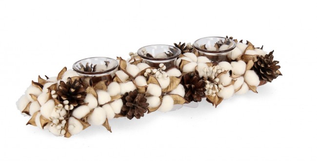 4x P.Candela 3P Loiza Rett Fiore Cotone