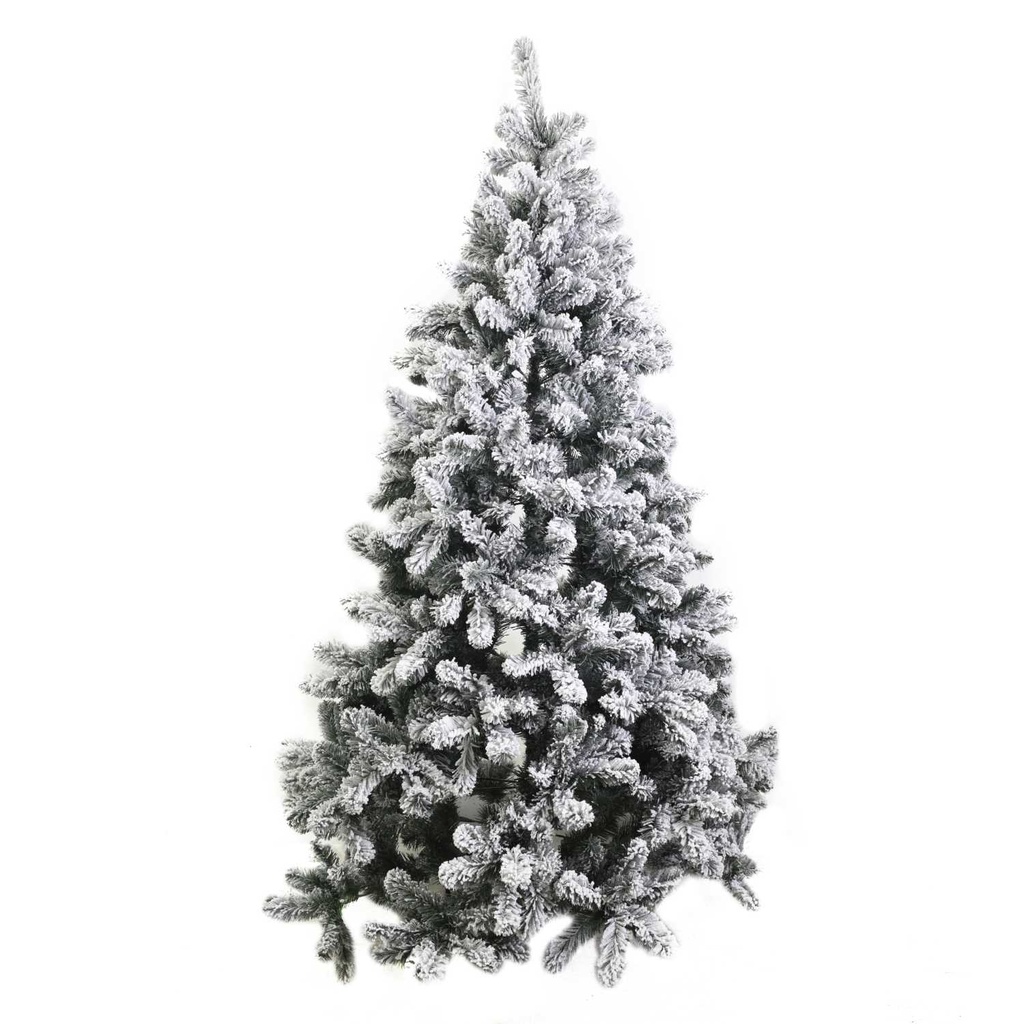 Albero innevato con 1124 rami verdi, ø142cm x h240cm