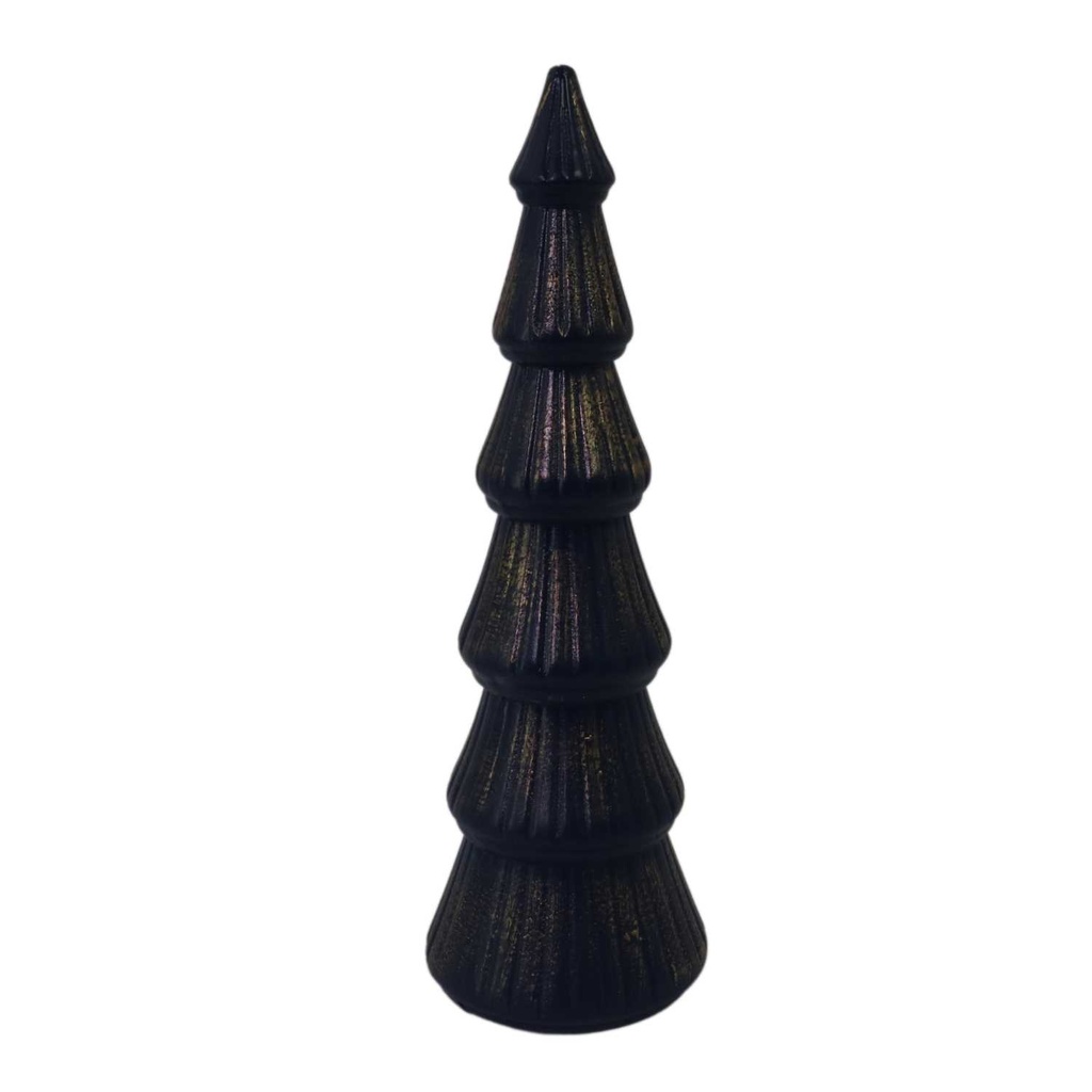 Albero in legno blu ø11x34 cm
