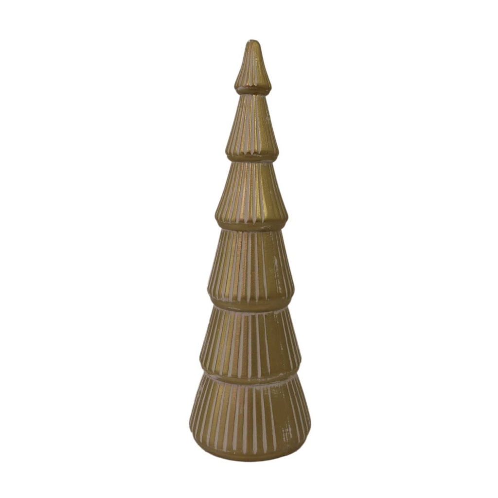 Albero Legno Oro 15x15x48 cm
