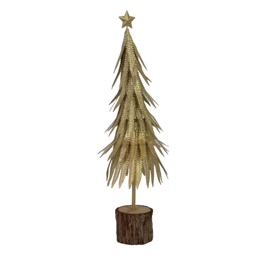 Albero Metallo Oro 13x45 cm