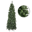 Albero monte Vettore slim verde con 451 rami - 64 cm di diametro e 150 cm di altezza