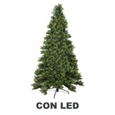 Albero Monte Durando con 1071 rami e 370 LED, verde, ø107cm x h180cm