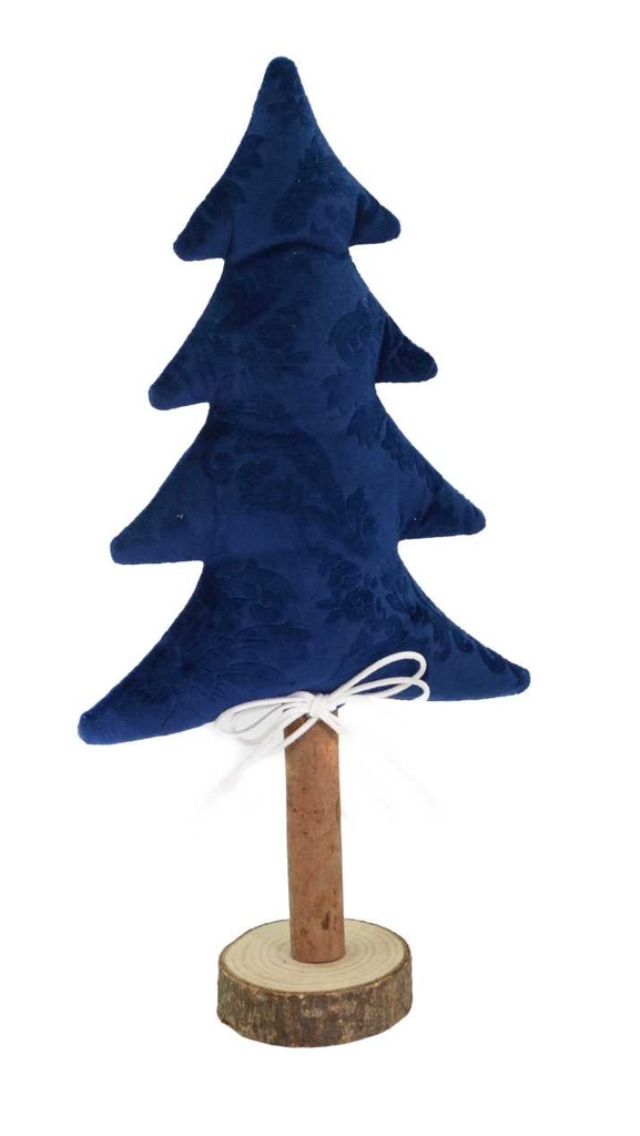 Albero Tessuto Blu 17x7x34,5 cm