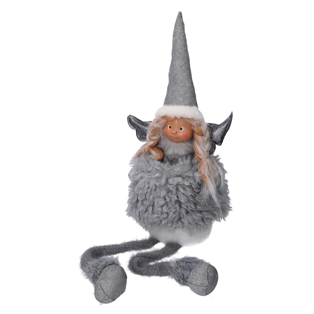 Angelo Tessuto Grigio Seduto 23x15x76 cm