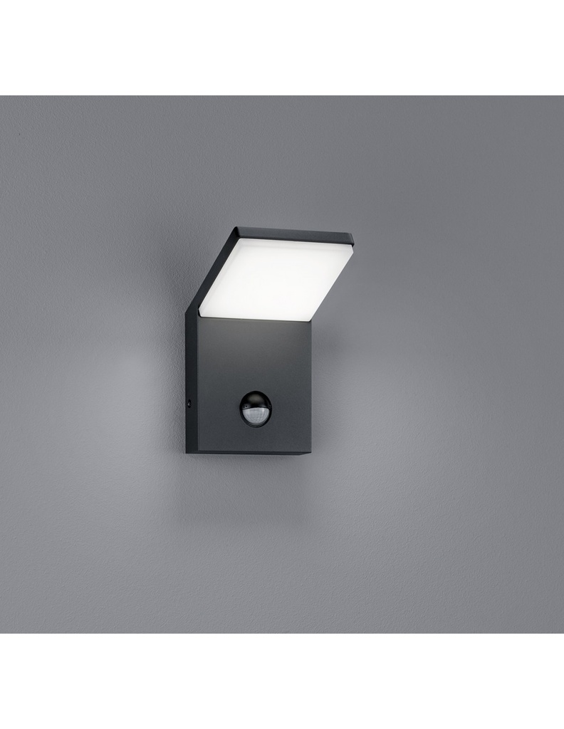 Applique Esterno LED Antracite con Sensore Movimento