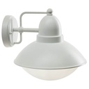 Applique in alluminio bianco con portalampada E27 - Adatta per lampade a risparmio energetico