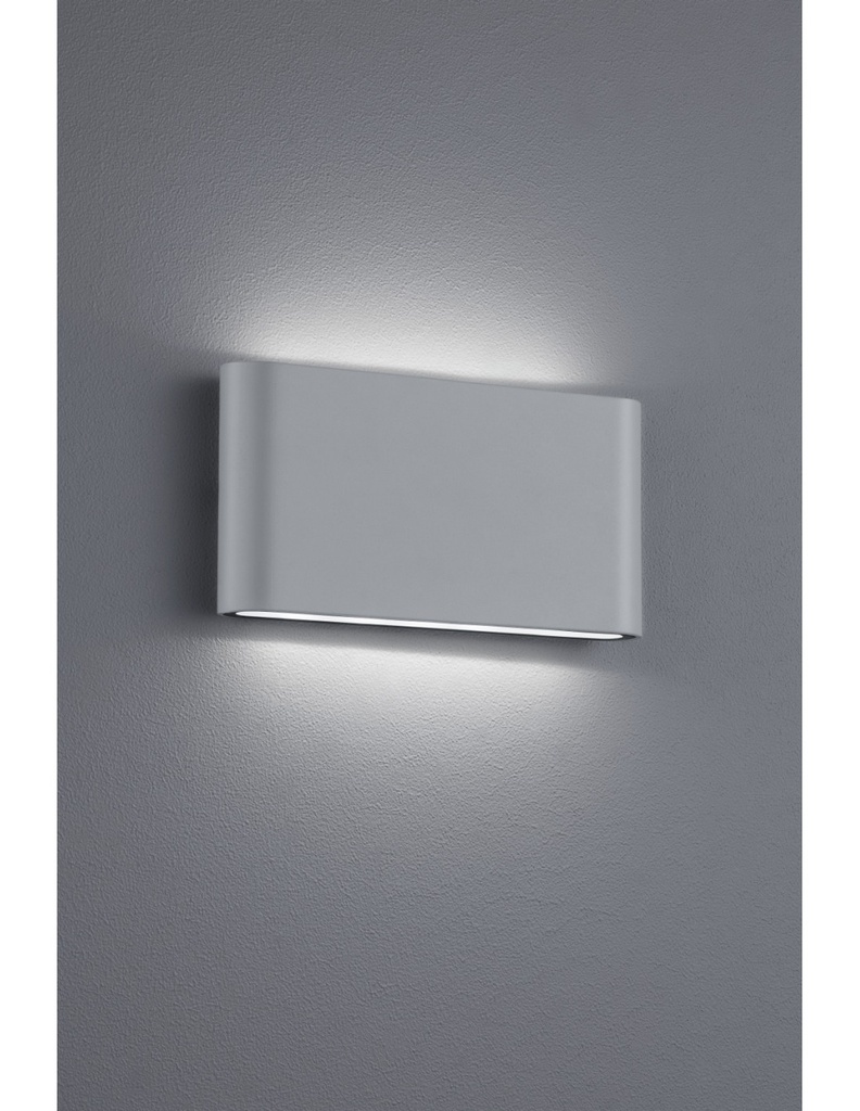Applique Rettangolare Thames II Led Doppia Emissione IP54 Alluminio L17 cm