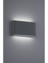 Applique Rettangolare Thames II Led Doppia Emissione Antracite L17 cm