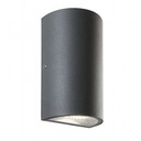 Applique in alluminio pressofuso con diffusore in vetro trasparente - Luce calda - 12W - 683 lumen