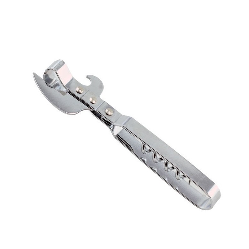 Apriscatole Lattine Bottiglie con cavatappi in acciaio