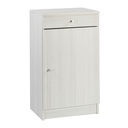 Armadio Multiuso Basso Un Anta Un Cassetto Eucalipto 46x34x h80 cm