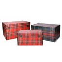 Baule ecopelle rettangolare 59x36h33 - Stile ed eleganza per il tuo spazio