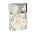 Candela rosa marte licheni&amp;muschio cm26x17h4,5 - 8 ore