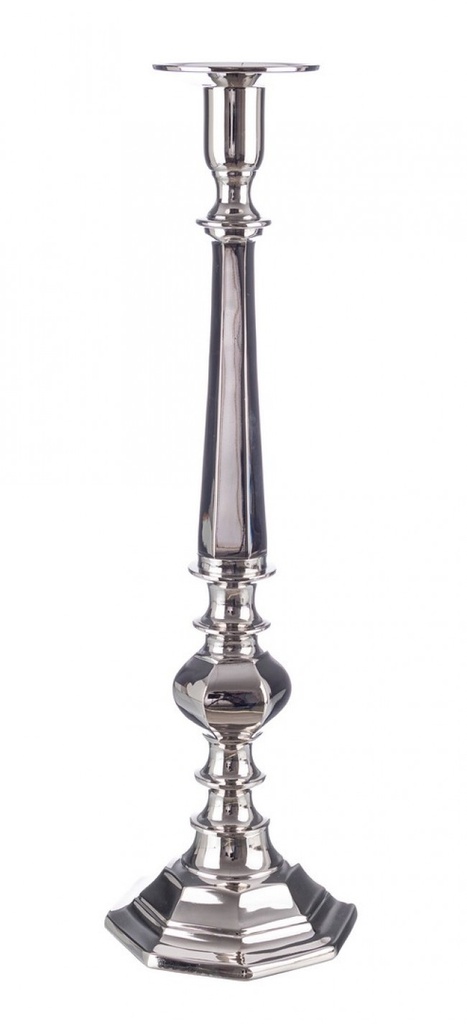 Candelabro Chandana 1 Fuoco Argento H.59  Cod.0186259