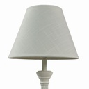 Cappello Lampada Bianco 30x21,5x30 cm