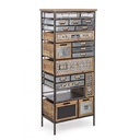 Cassettiera in acciaio diciannove cassetti Antracite OFFICINA 59x33,5x h146 cm