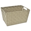 Cassetto Organizzatore in Poliestere Tortora 35x25x20 cm