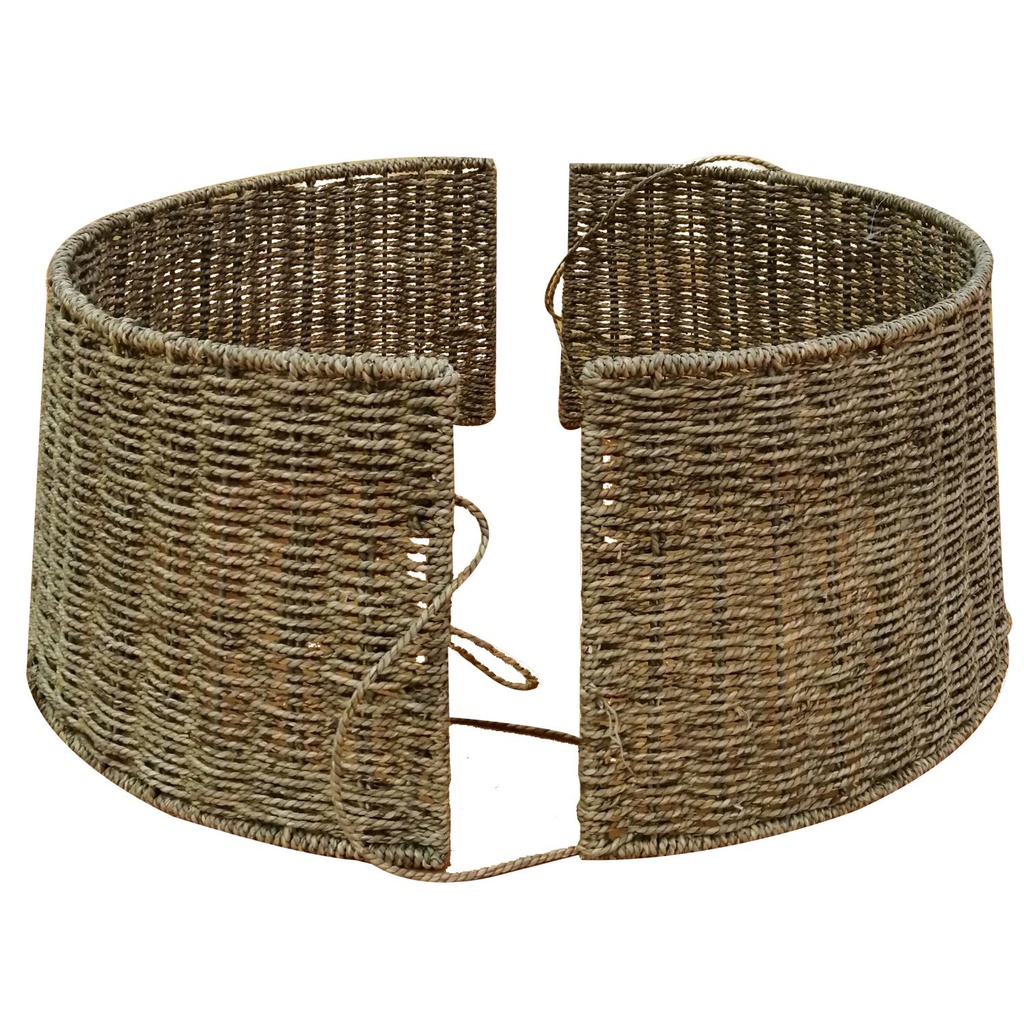 Copribase albero natale marrone tondo 66x55h28