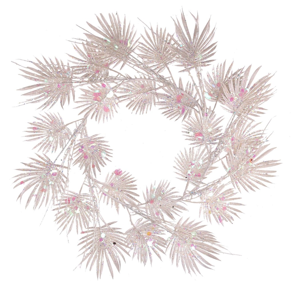 Coroncina Bianco - Elegante e Raffinata, Dimensioni 26x26 cm