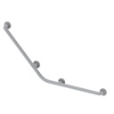Corrimano angolare di sicurezza 113x55 cm. per disabili colore bianco