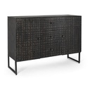 Credenza Industriale 2 Ante e 3 Cassetti - Dimensioni: 120x38x85 cm