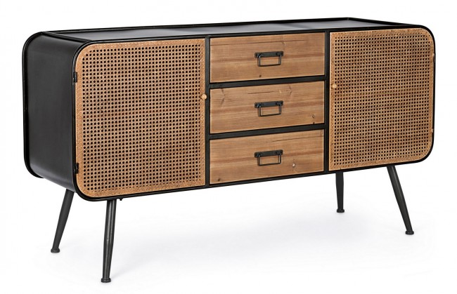 Credenza vintage Elton 2 ante e 3 cassetti