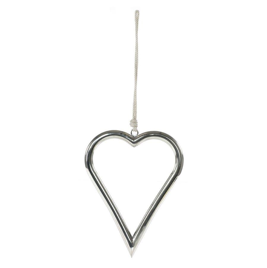 Cuore Metallo Lucido 26x0x0 cm