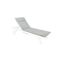 Cuscino Poly 180 Tortora per Lettino - Dimensioni 63x190x3 cm