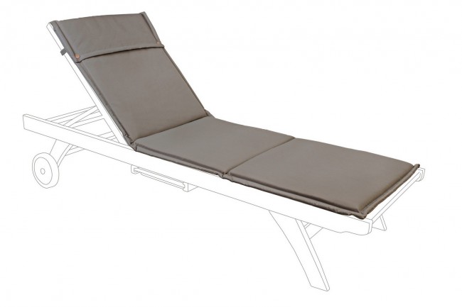 Cuscino Poly180 Choco Lettino - Imbottitura in poliestere 180gr/m2, idrorepellente e sfoderabile