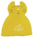 Cuscino Gatto Giallo - 40 x 35 x 9 cm