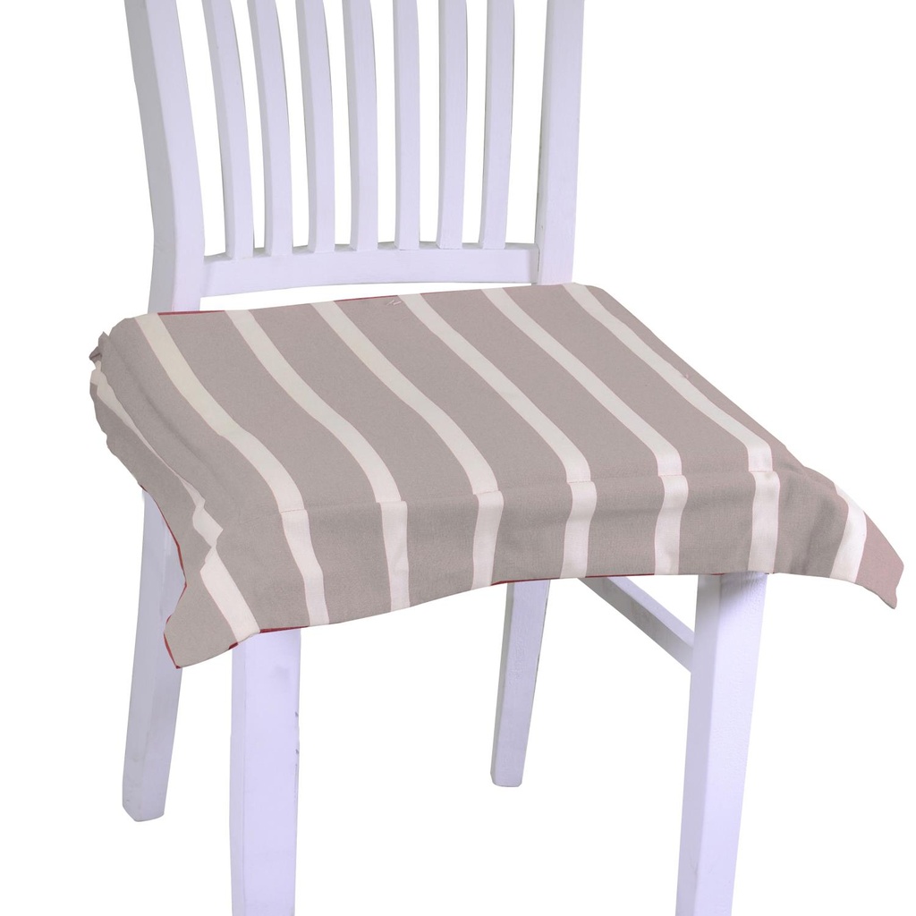 Cuscino Pop Righe Beige Quadro 40x40x4 cm