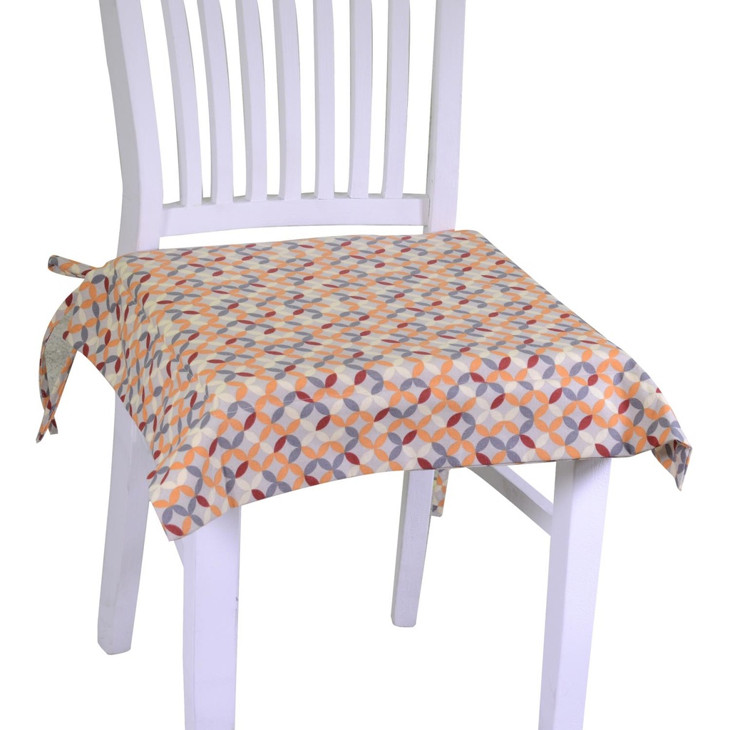 Cuscino Sedia Optical Bordeaux Quadro 40x40x4 cm