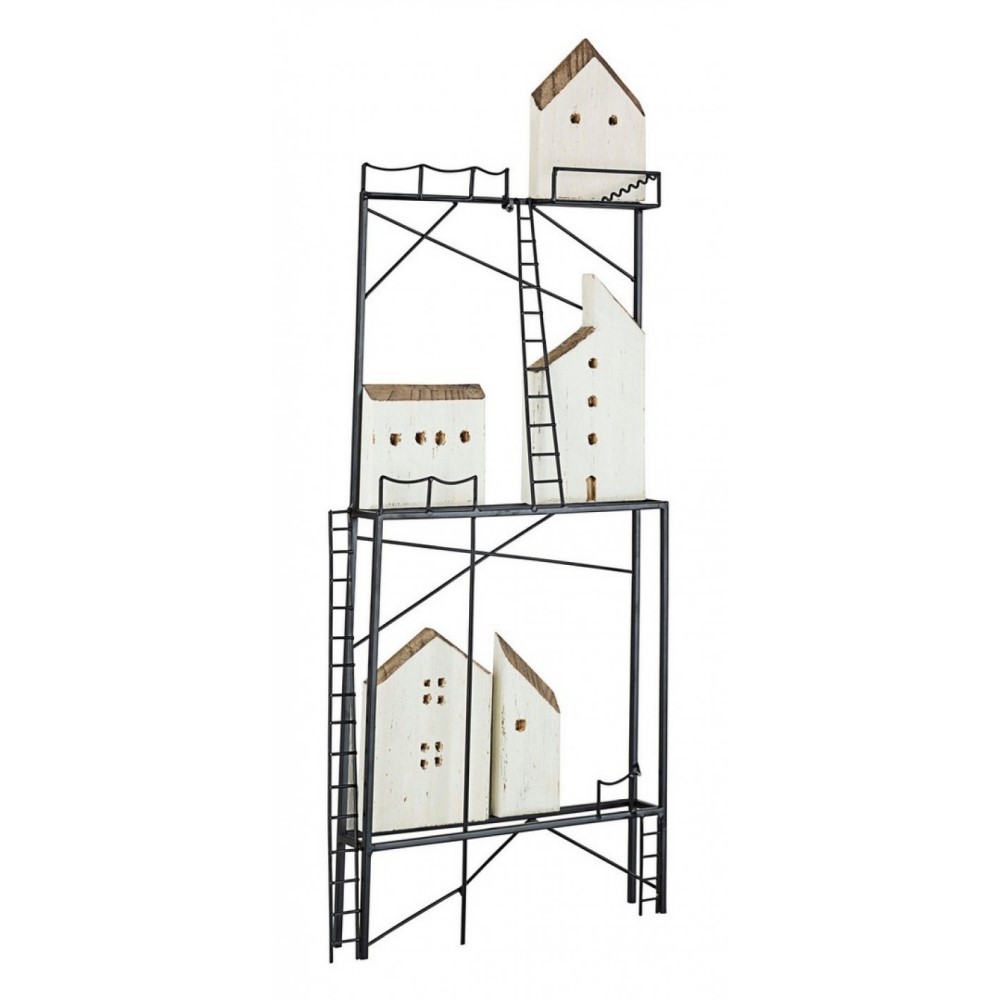 Decorazione parete in legno Housing - 27x5.5x67 cm