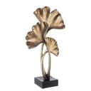 Decorazione in poliresina Ginko, altezza 53 cm